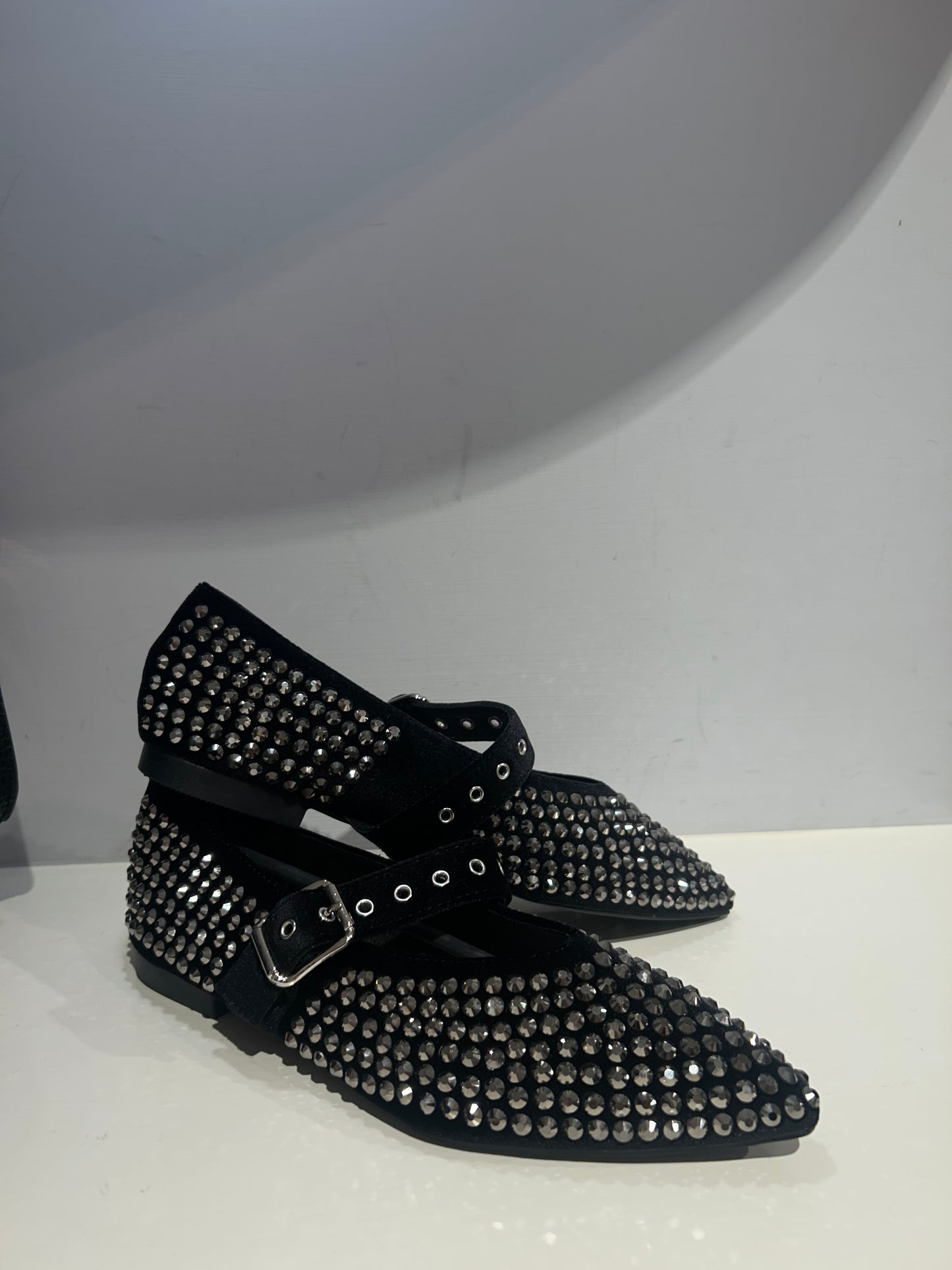 Ballerina bassa con brillantini