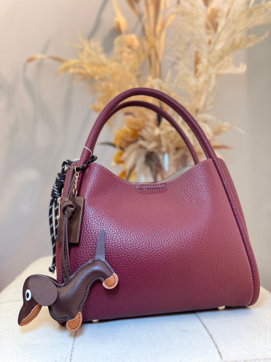 Borsa mano Bordeaux