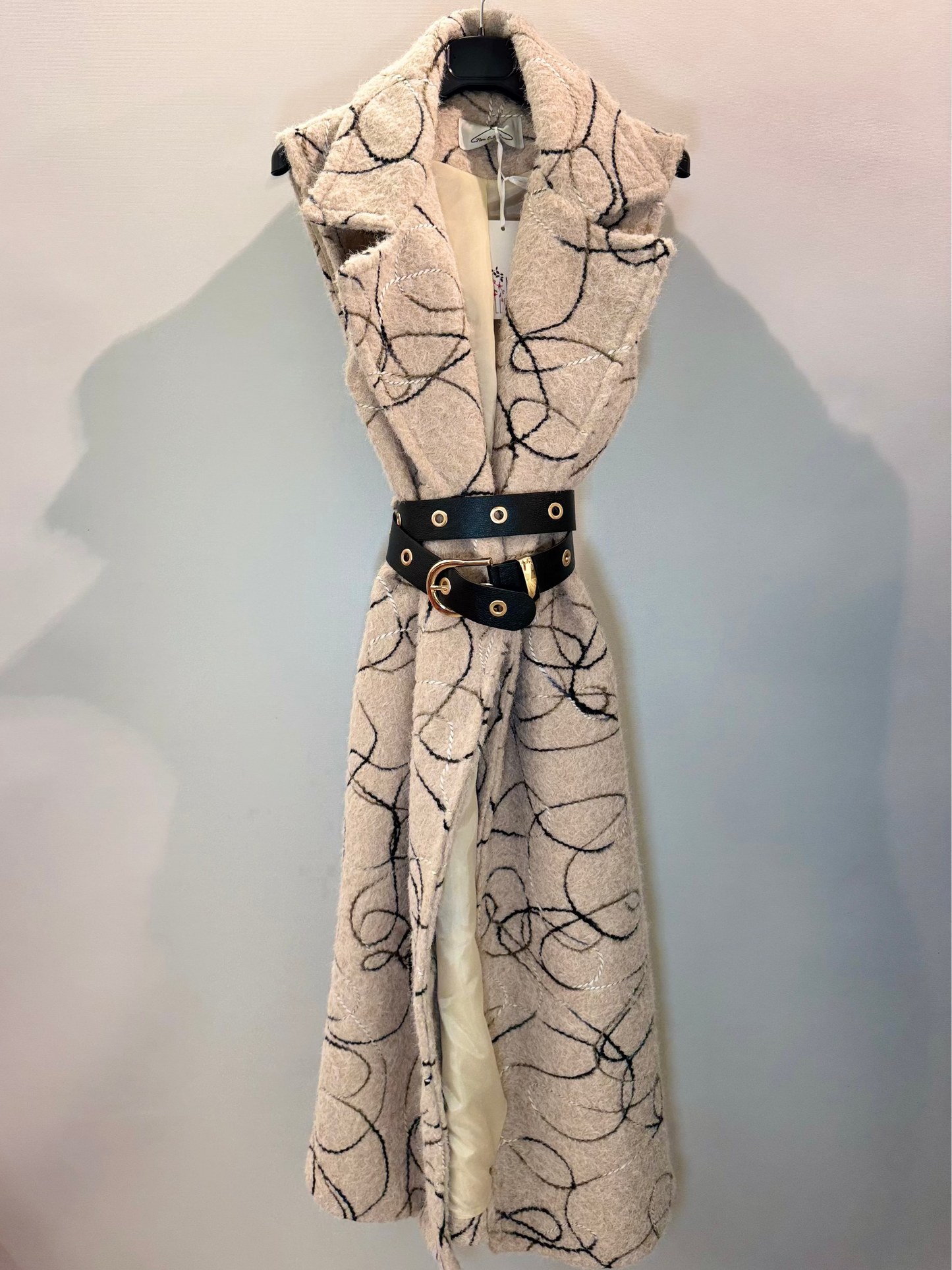 Gilet Panna in lana cotta