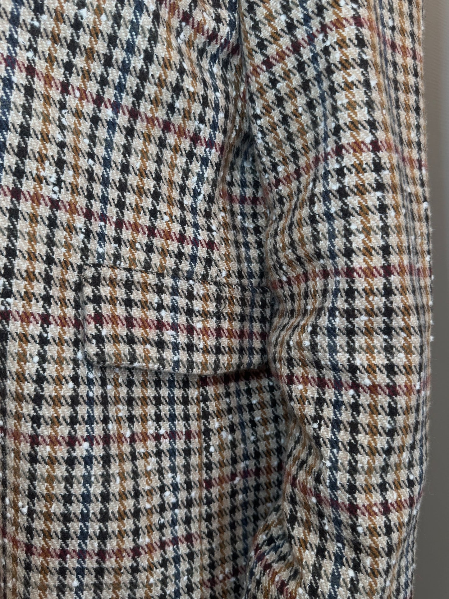 Giacca pied poule colorata