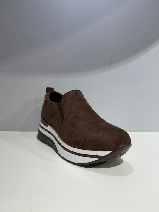 Scarpe sportive Marroni senza lacci