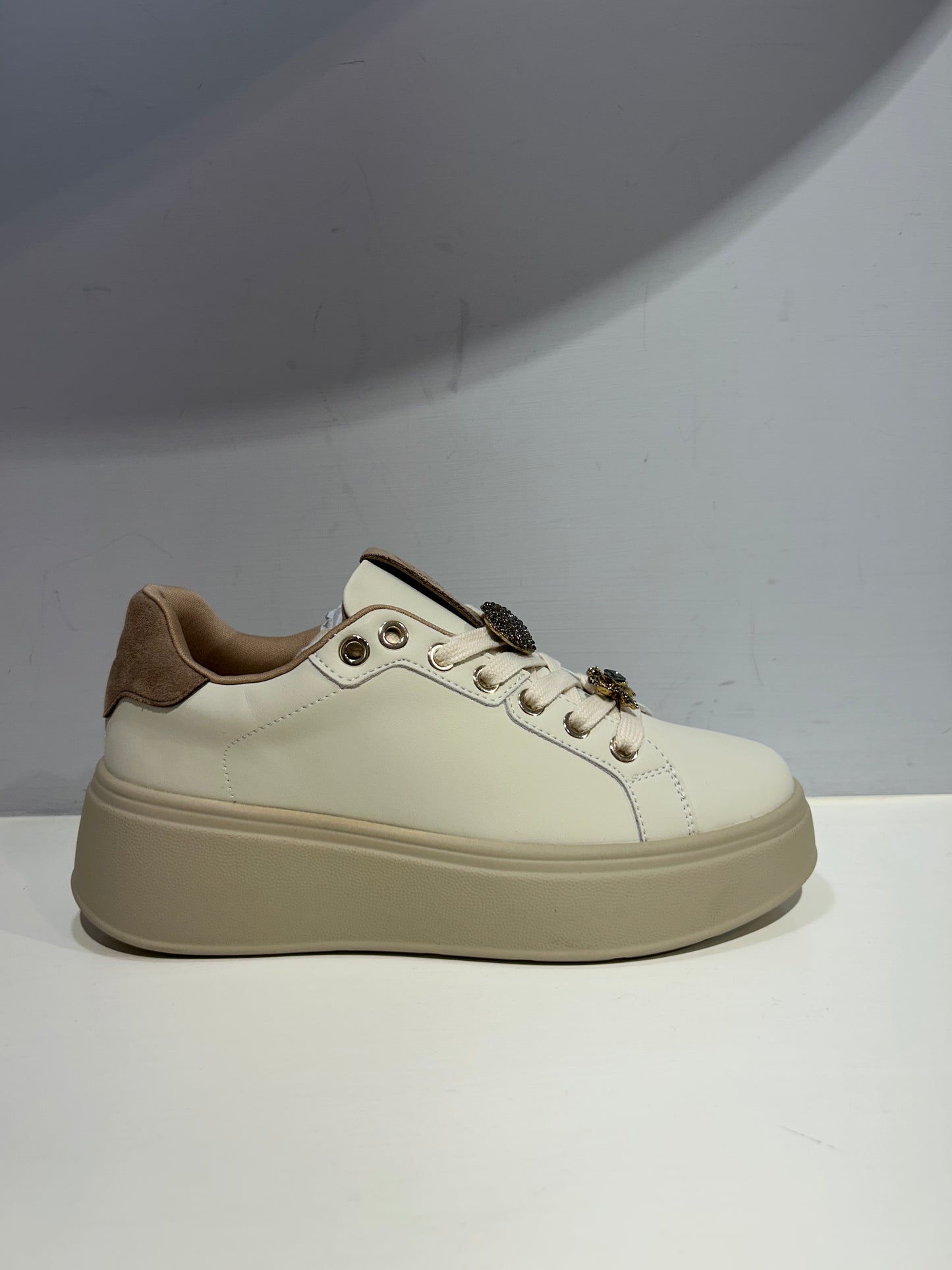 Scarpe sportive Gold&Gold beige