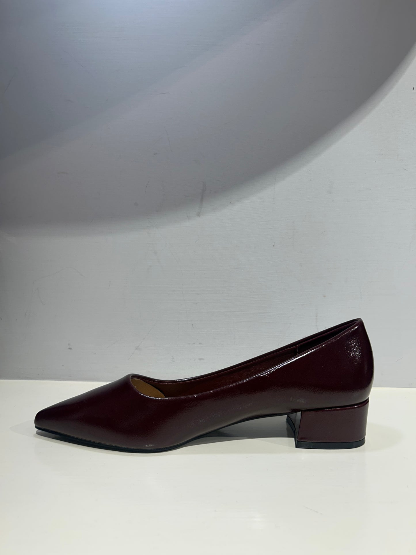 Ballerina a punta Bordeaux