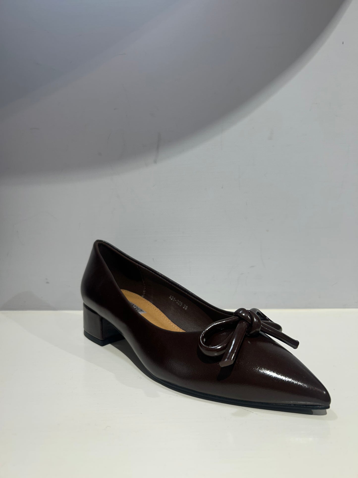 Ballerina a punta Marrone