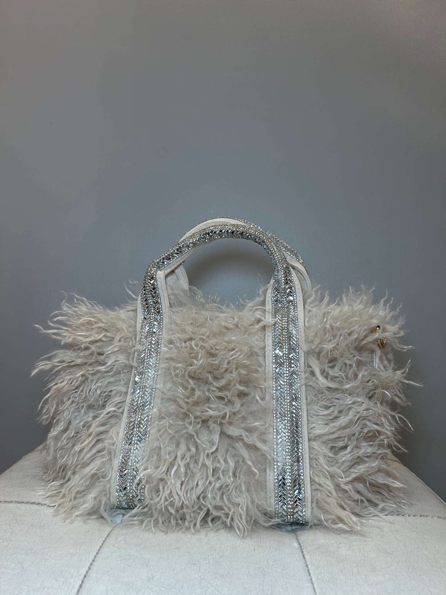 Borsa a mano Avorio SMALL