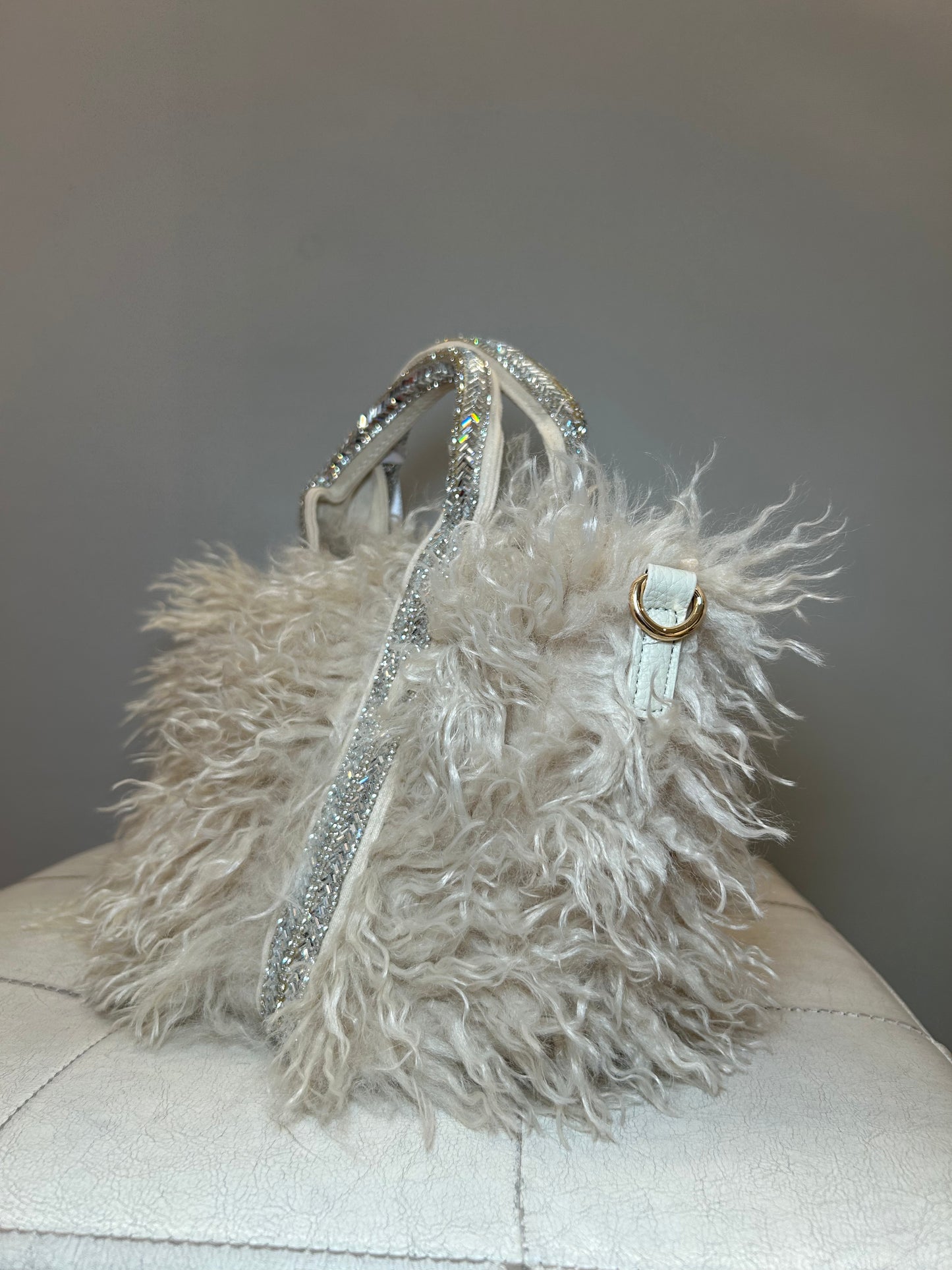 Borsa a mano Avorio SMALL