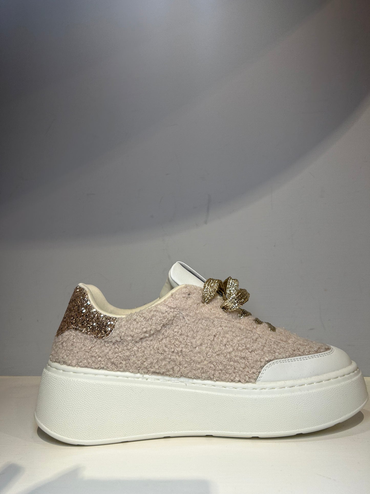 Scarpe Gold&Gold con pelliccia Teddy