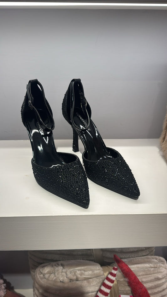 Décolleté con brillantini